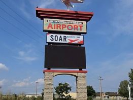 Go behind the scenes  to see more of Sun Sign Company's work on this project