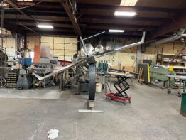 Shot during fabrication of the jet topper - Suny1- for the Greater Portsmouth Regional Airport