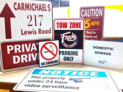 Aluminum Signs by Sun Sign Company